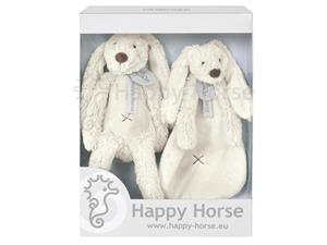 Happy horse cadeauset happy horse konijn wit/blauw/groen/roos/bruin